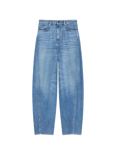 Givenchy Cocoon Jeans Mit Waschung In Blue