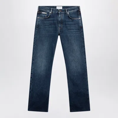 Givenchy Washed Denim Jeans In Blue