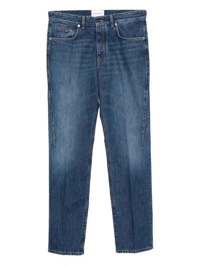 GIVENCHY WASHED DENIM STRAIGHT JEANS