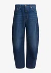 Givenchy Washed Wide-leg Jeans In Blue