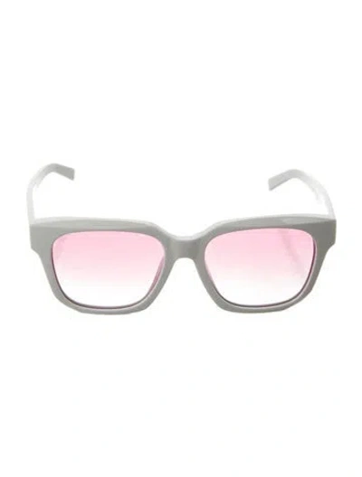 Pre-owned Givenchy Wayfarer Gradient Sunglasses In White