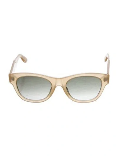 Pre-owned Givenchy Wayfarer Gradient Sunglasses In Yellow