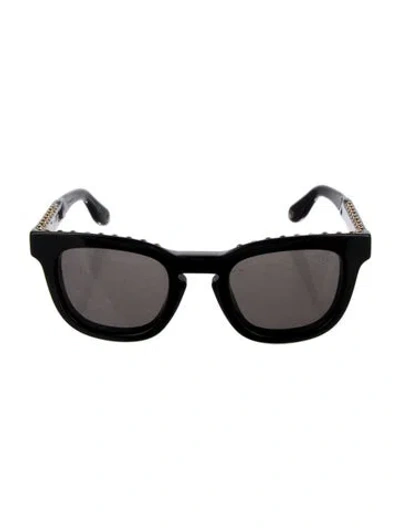 Pre-owned Givenchy Wayfarer Tinted Sunglasses In Black