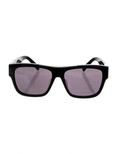 Pre-owned Givenchy Wayfarer Tinted Sunglasses In Black