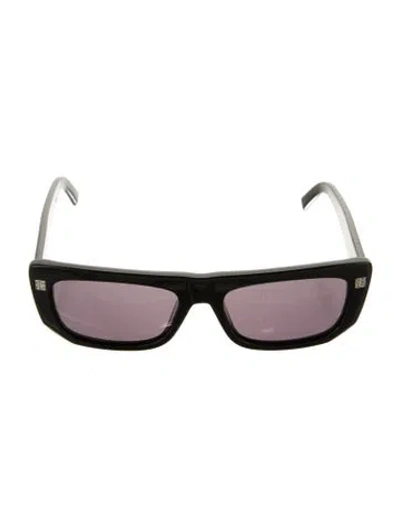 Pre-owned Givenchy Wayfarer Tinted Sunglasses In Black