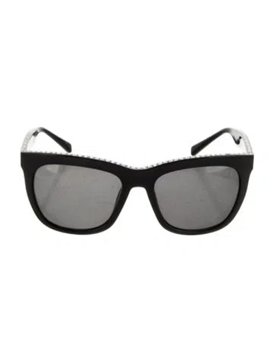 Pre-owned Givenchy Wayfarer Tinted Sunglasses In Black