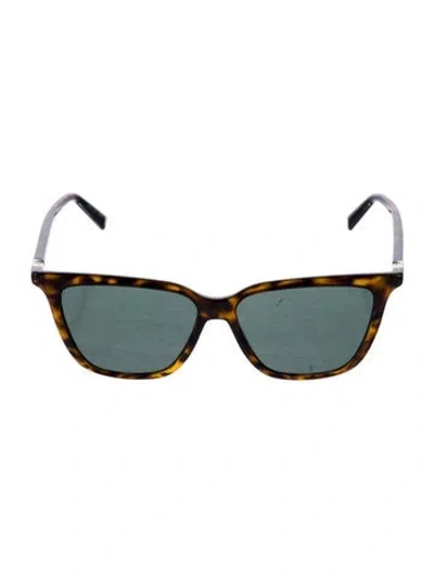 Pre-owned Givenchy Wayfarer Tinted Sunglasses In Brown