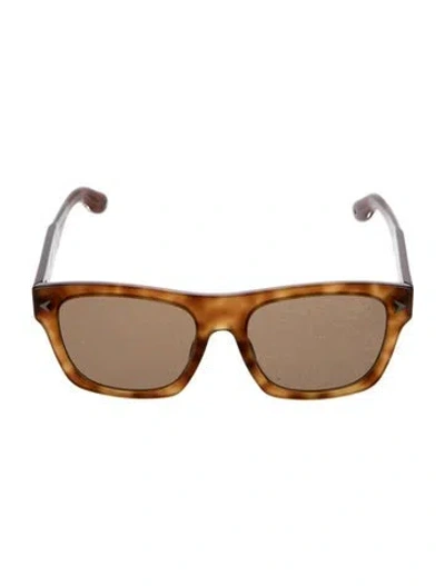 Pre-owned Givenchy Wayfarer Tinted Sunglasses In Brown