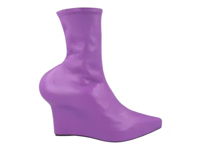 Pre-owned Givenchy Wedge Ankle Boots (women's) Sneakers In Ultraviolet