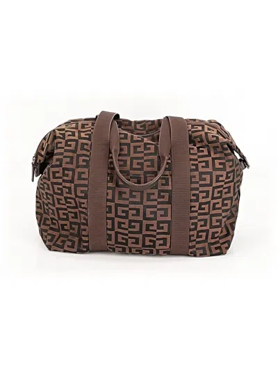 Pre-owned Givenchy Weekender In Brown