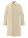 Givenchy Welt-pockets Cotton Trenchcoat In Neutral