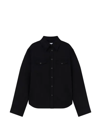 Givenchy Western Shirt In Black Denim