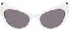 Givenchy White 4g Sunglasses In White / Smoke