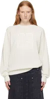Givenchy Pullover A Maniche Lunghe In Cachemire. In 105 Ivory
