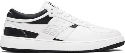 GIVENCHY WHITE & BLACK G MOVE SNEAKERS