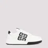 Givenchy White And Black G4 Low-top Sneakers In Black