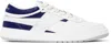 Givenchy White Leather G Move Sneakers In 131-white/navy