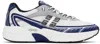 Givenchy Nfnty-52 Sneakers In Synthetic Leather And Mesh In 411-navy/white