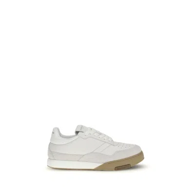 GIVENCHY WHITE CALF LEATHER BOS TAURUS CHUNKY SNEAKERS