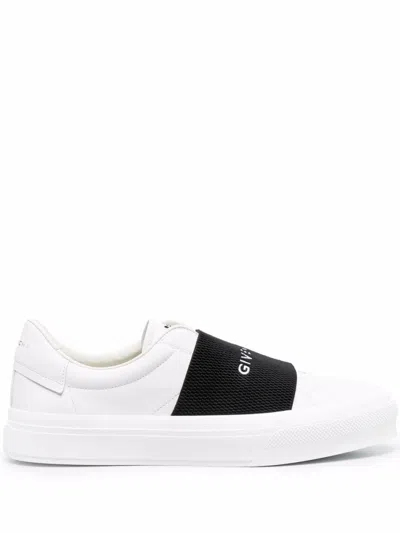 GIVENCHY WHITE CITY SPORT LEATHER SNEAKERS