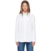 Givenchy White Cocoon Shirt In 100-white