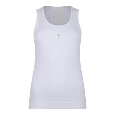Givenchy White Cotton Blend Top