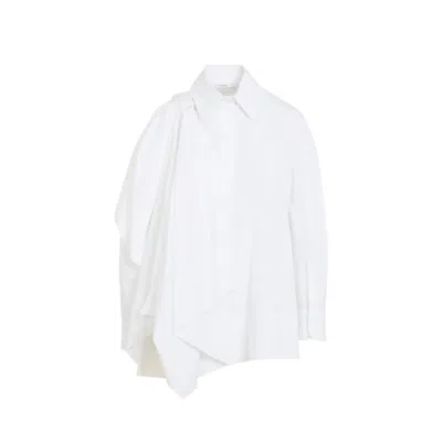 Givenchy White Cotton Bow Shirt