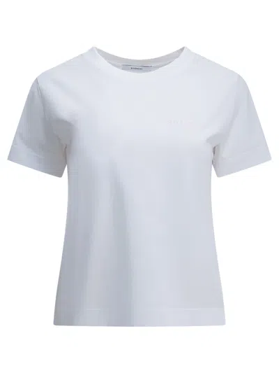 Givenchy White Cotton Crewneck T-shirt In Animal Print