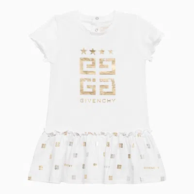 Givenchy Kids' White Cotton Dress With Logo
