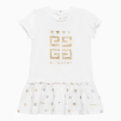 Givenchy White Cotton Dress With Logo