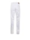 Givenchy White Cotton Jeans In White