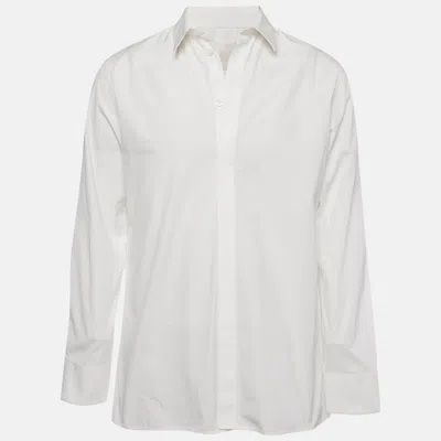 Pre-owned Givenchy White Cotton Long Sleeve Shirt Xxl