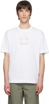 Givenchy White Cotton Monogram 72 T-shirt In 100-white