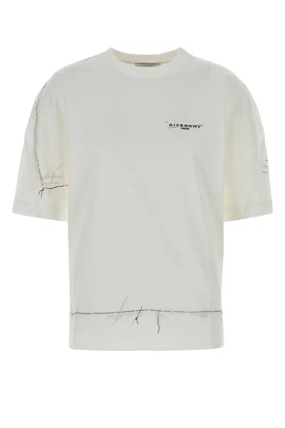 Givenchy White Cotton Oversize T-shirt
