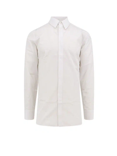 Givenchy Logo Embroidery Shirt In White