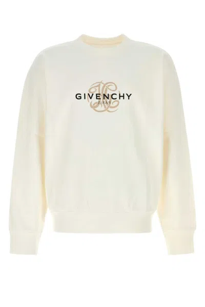 GIVENCHY WHITE COTTON SWEATSHIRT