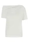 Givenchy Cotton T-shirt With Asymmetric Draped Detail
