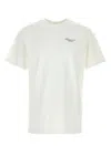 Givenchy Men White Crew Neck T-shirt With Logo On Front And Back In Cotton Man In White