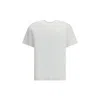 Givenchy Men White Crew Neck T-shirt With Logo On Front And Back In Cotton Man