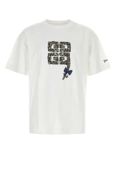 Givenchy 4g Braid Printed Crewneck T-shirt In White