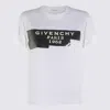 Givenchy White T-shirt With Lettering Logo On The Front In Cotton Woman In Black