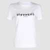 Givenchy White Cotton T-shirt In Pink