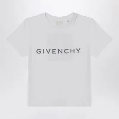 Givenchy Kids' White Cotton T-shirt With Logo