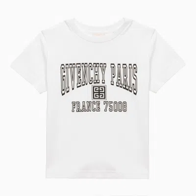 Givenchy Kids' White Cotton T-shirt With Logo