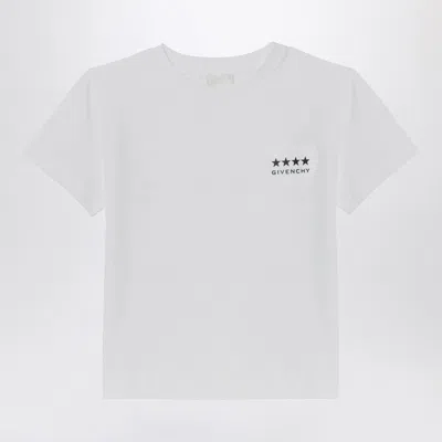 Givenchy Kids' White Cotton T-shirt With Logo