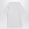 Givenchy White Cotton And Silk T-shirt With Jacquard Logo Men In White