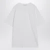 Givenchy White Cotton And Silk T-shirt With Jacquard Logo Men In White