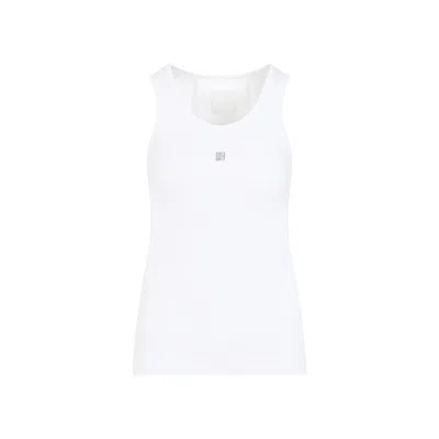 Givenchy White Cotton Tank Top