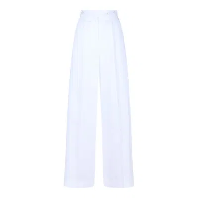 Givenchy White Cotton Trousers