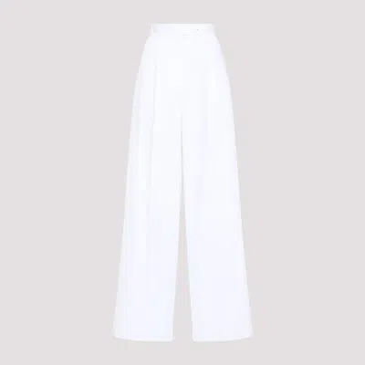 GIVENCHY WHITE COTTON TROUSERS